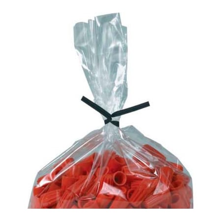 Box Packaging Plastic Twist Ties, 10"L x 5/32"W, Black, 2000/Pack PLT10K